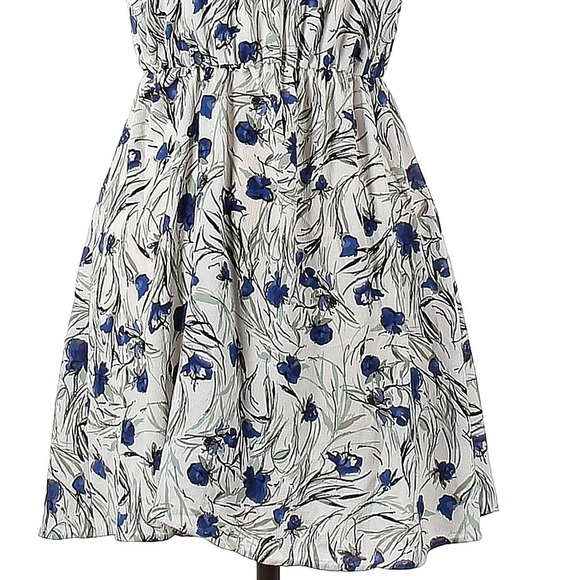 Host Pick - Beautiful Zara Basic Casual Blue & White Dress in Size XS - Picture 4 of 4